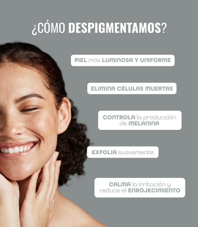 Beneficios del despigmentante facial